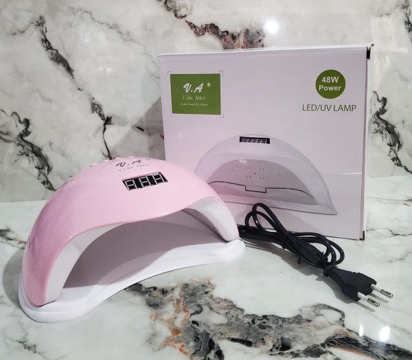 LAMPARA UV DE UÑAS ROSADA