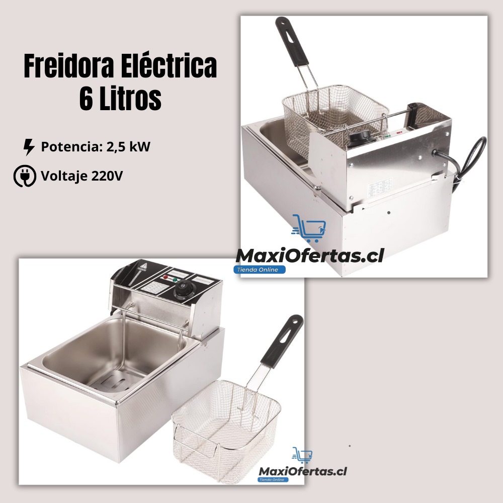 FREIDORA ELECTRICA 6 LITROS - Imagen 3