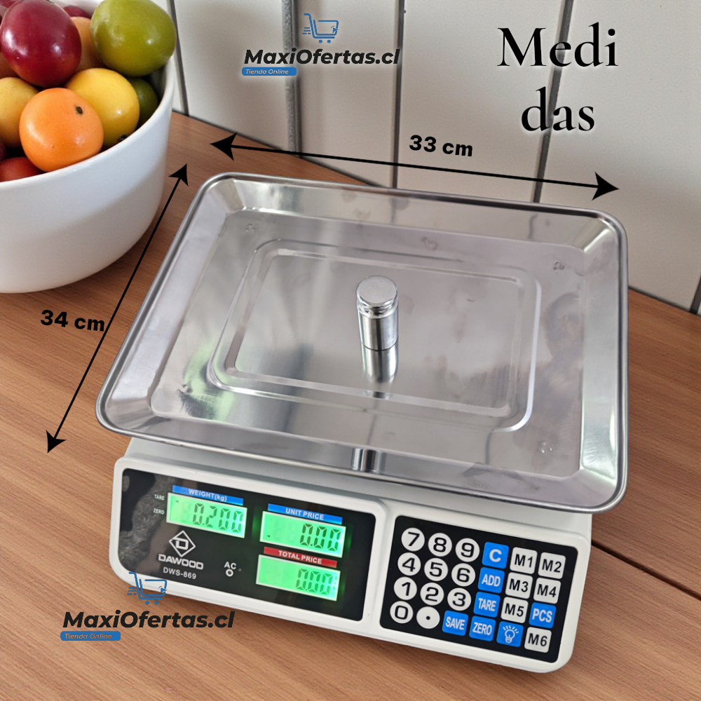 BALANZA DE ALUMINIO 40KG - Imagen 2