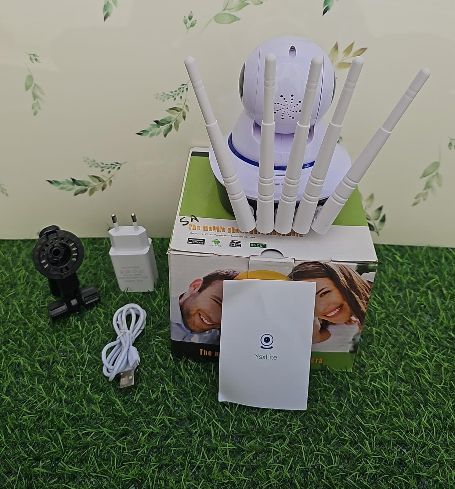 CAMARA INTERIOR WIFI 5 ANTENAS APP YOSSE - Imagen 3