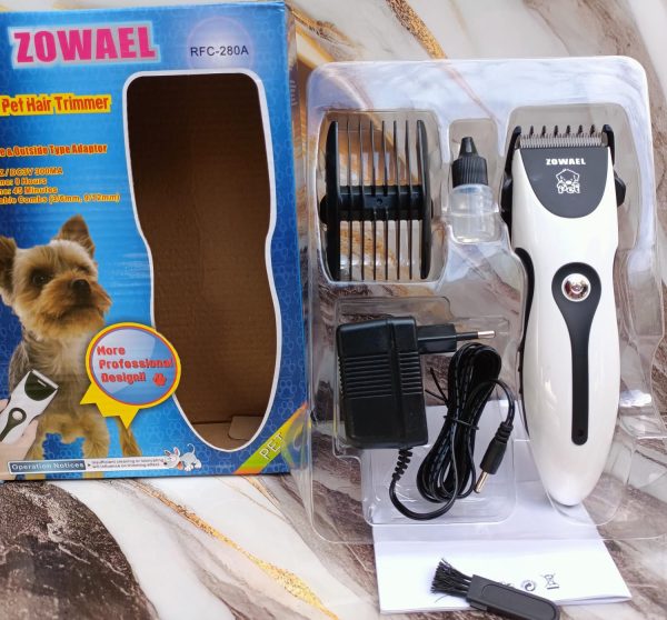 MAQUINA DE MASCOTAS RECARGABLE BLANCA - Imagen 8