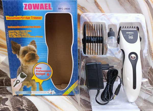 MAQUINA DE MASCOTAS RECARGABLE BLANCA - Imagen 6