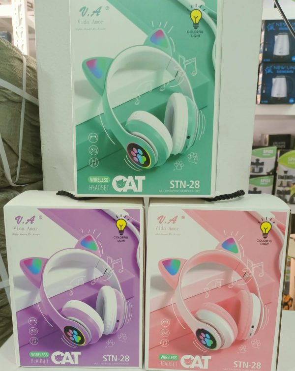 AUDIFONOS CON OREJITAS - Imagen 2