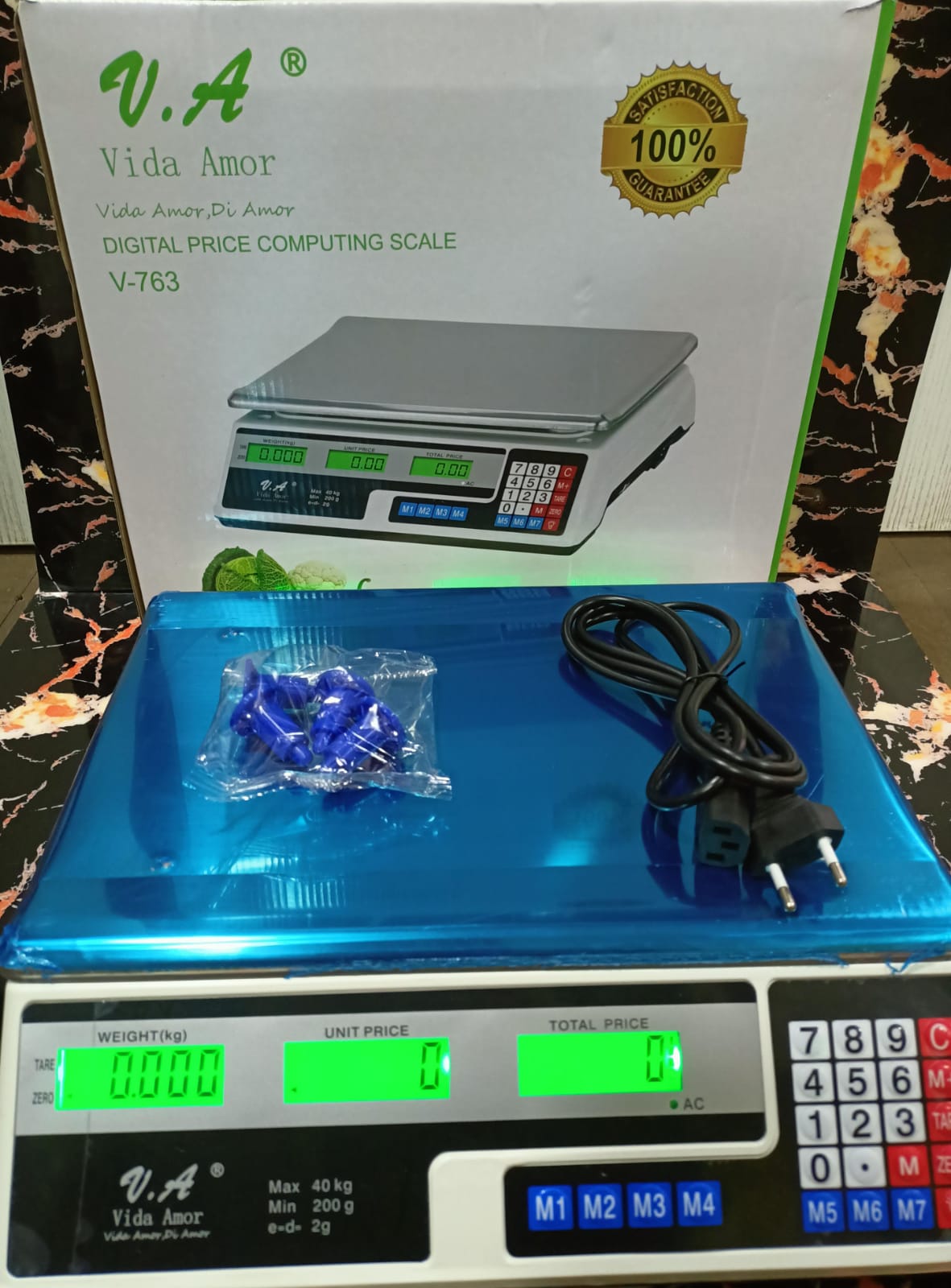 BALANZA DE ALUMINIO 40KG - Imagen 5