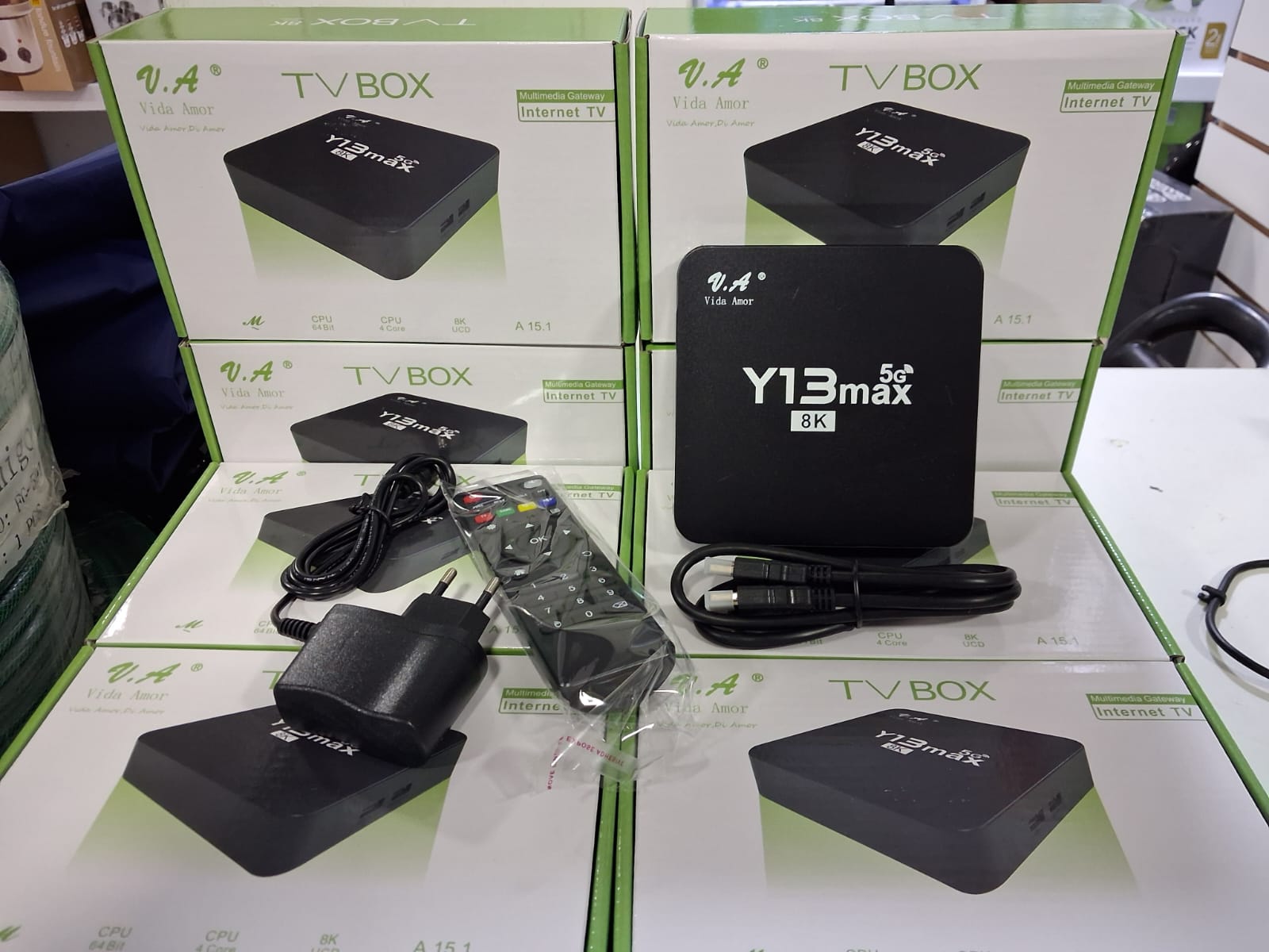 TV BOX CAJA VERDE