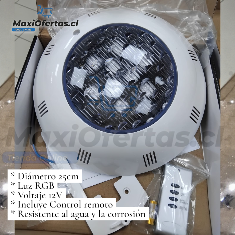 FOCO DE PISCINA DE 18 WATTS MULTICOLOR - Imagen 2