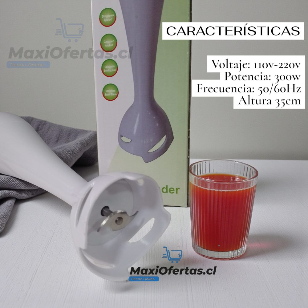BATIDORA DE MANO ELECTRICA (MINI PIMER) - Imagen 2
