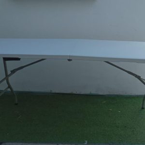 MESA PLEGABLE 1.80 CM COLOR BLANCO