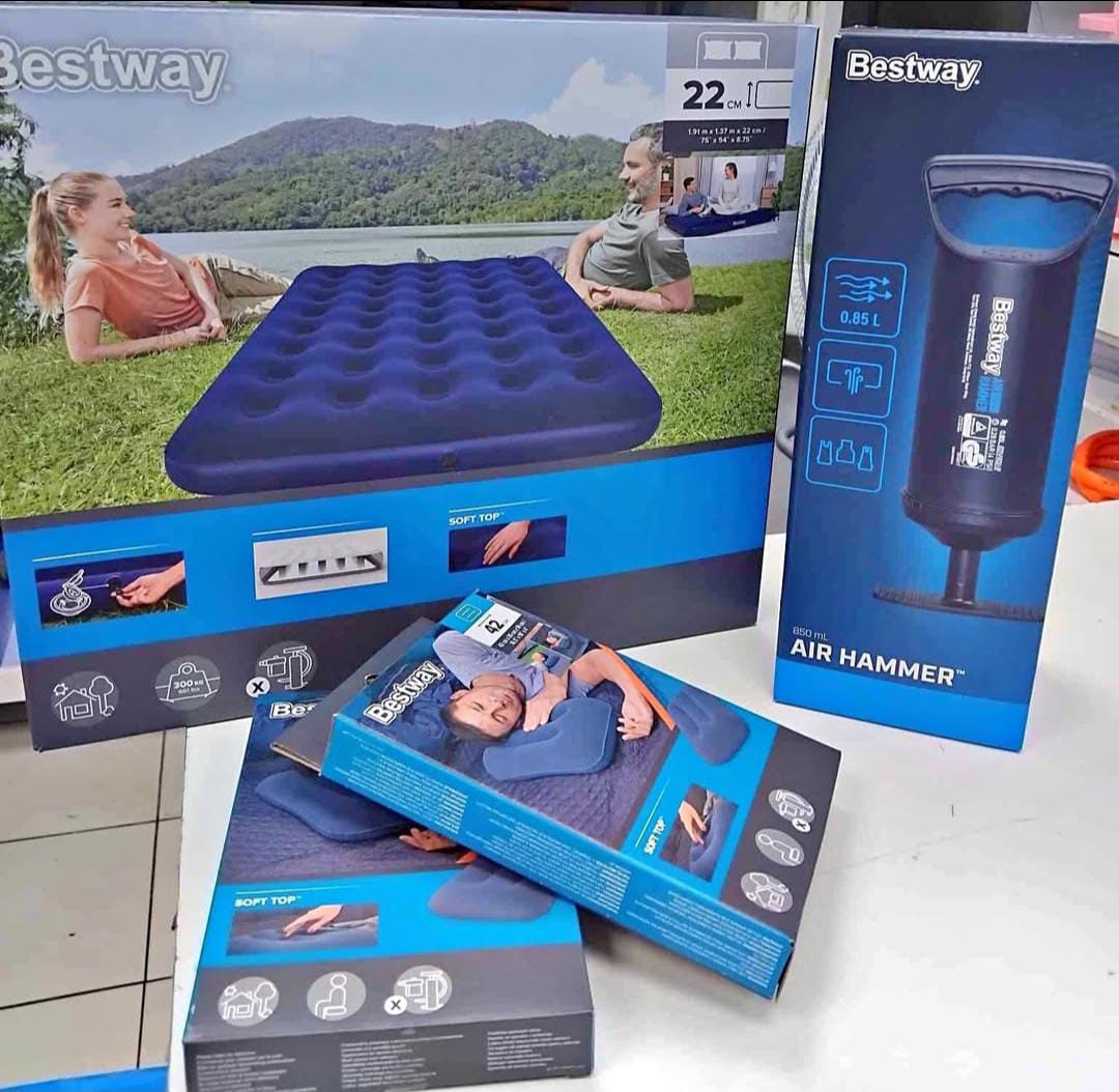 COLCHON INFLABLE 2 PLAZA MAS INFLADOR - Imagen 5