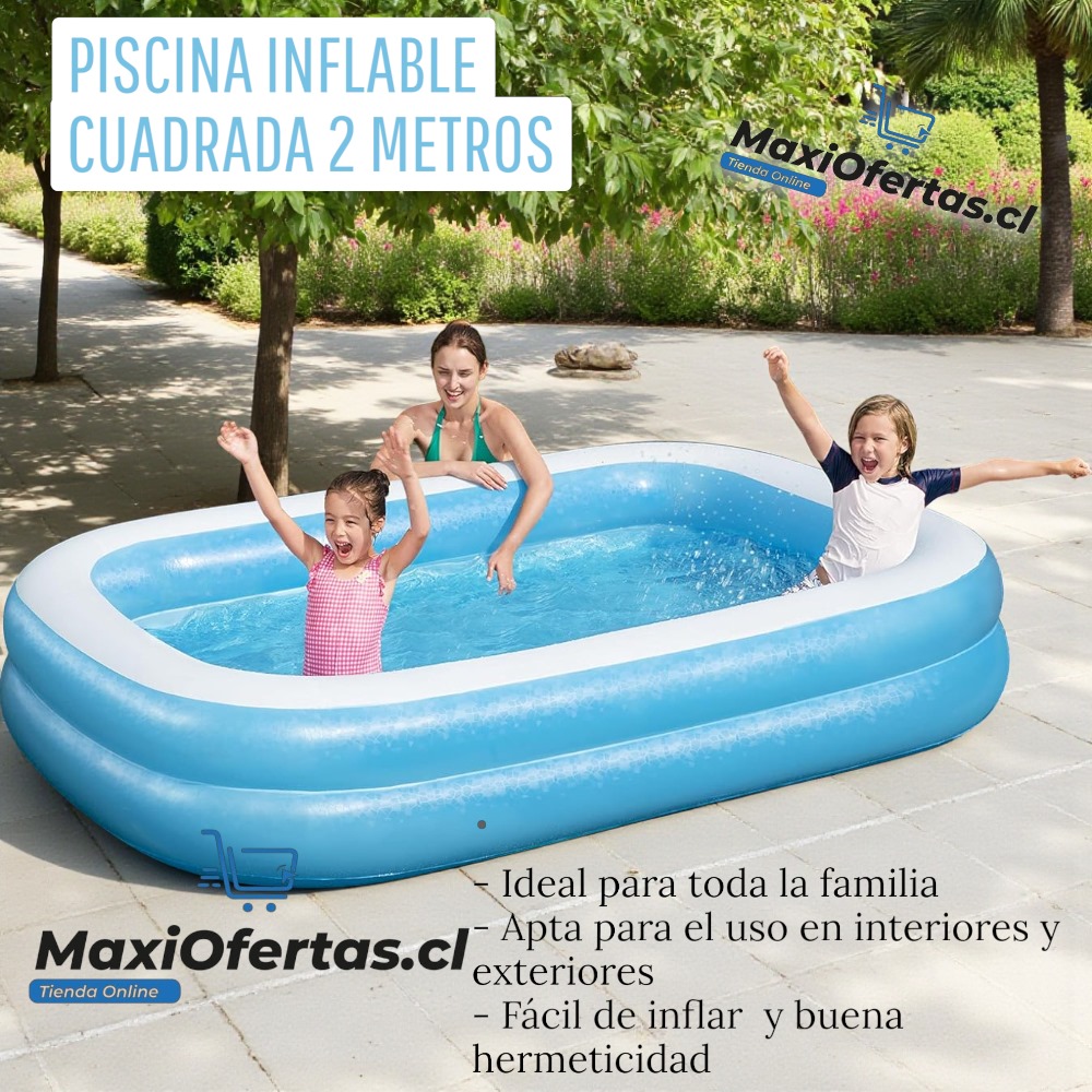 PISCINA CUADRADA DE 2 METROS