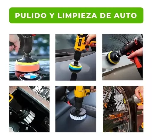SET DE CEPILLOS Y ESPONJAS PARA TALADRO X23 - Imagen 2
