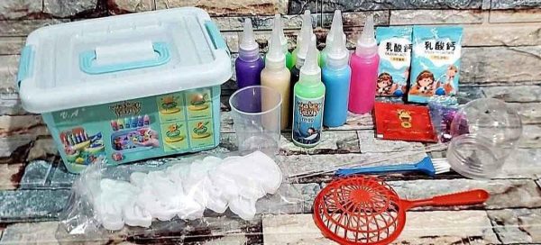 KIT DE GEL MÁGICO PARA FIGURAS 3D BAJO EL AGUA 9 GEL