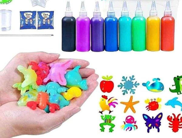 KIT DE GEL MÁGICO PARA FIGURAS 3D BAJO EL AGUA 9 GEL - Imagen 4