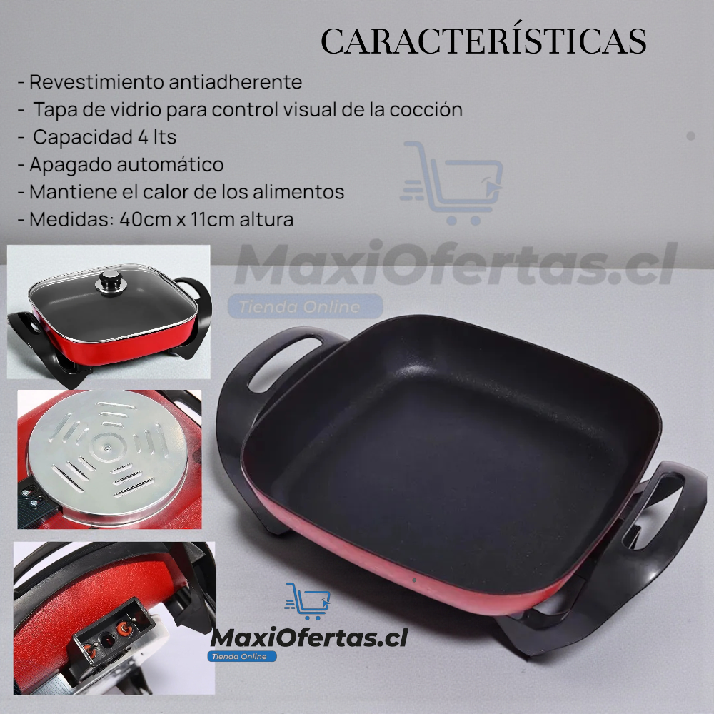 SARTEN ELECTRICO MULTIFUNCIONAL HOT POT - Imagen 2