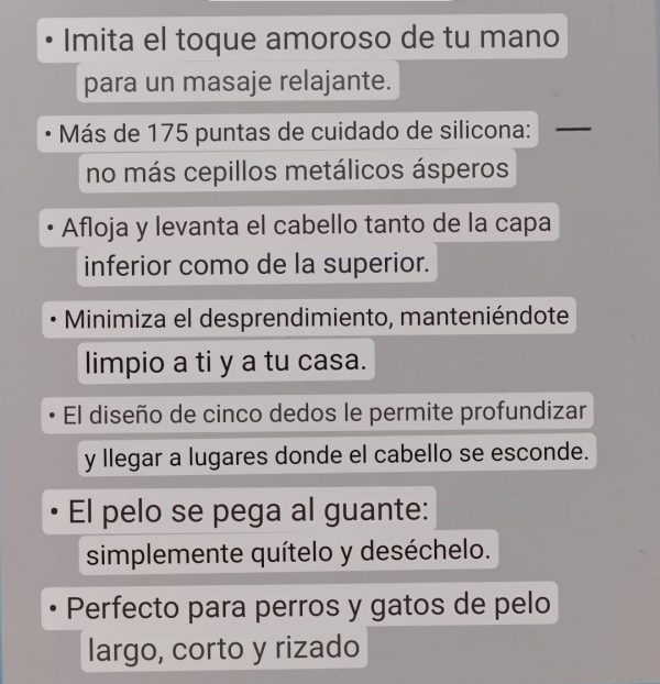 GUANTE DE MASCOTAS - Imagen 2
