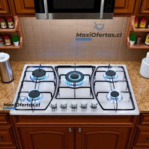 COCINA A GAS DE EMPOTRAR 5 HORNILLAS