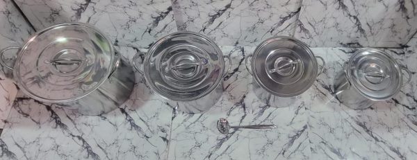 SET DE 4 OLLAS DE ALUMINIO - Imagen 9