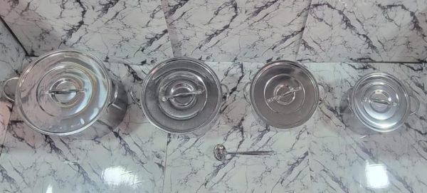 SET DE 4 OLLAS DE ALUMINIO - Imagen 8