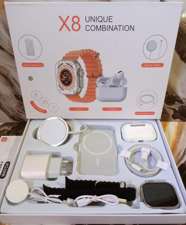 RELOJ SMART WATCH CON AUDIFONO X8 - Imagen 10