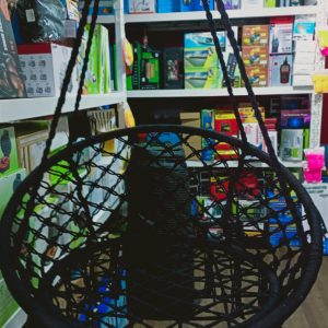 SILLA COLGANTE NEGRO
