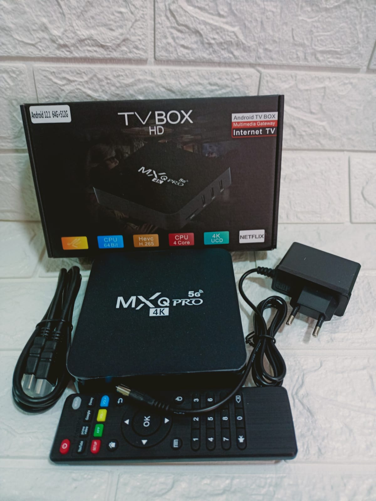 TV BOX 4K CAJA NEGRA