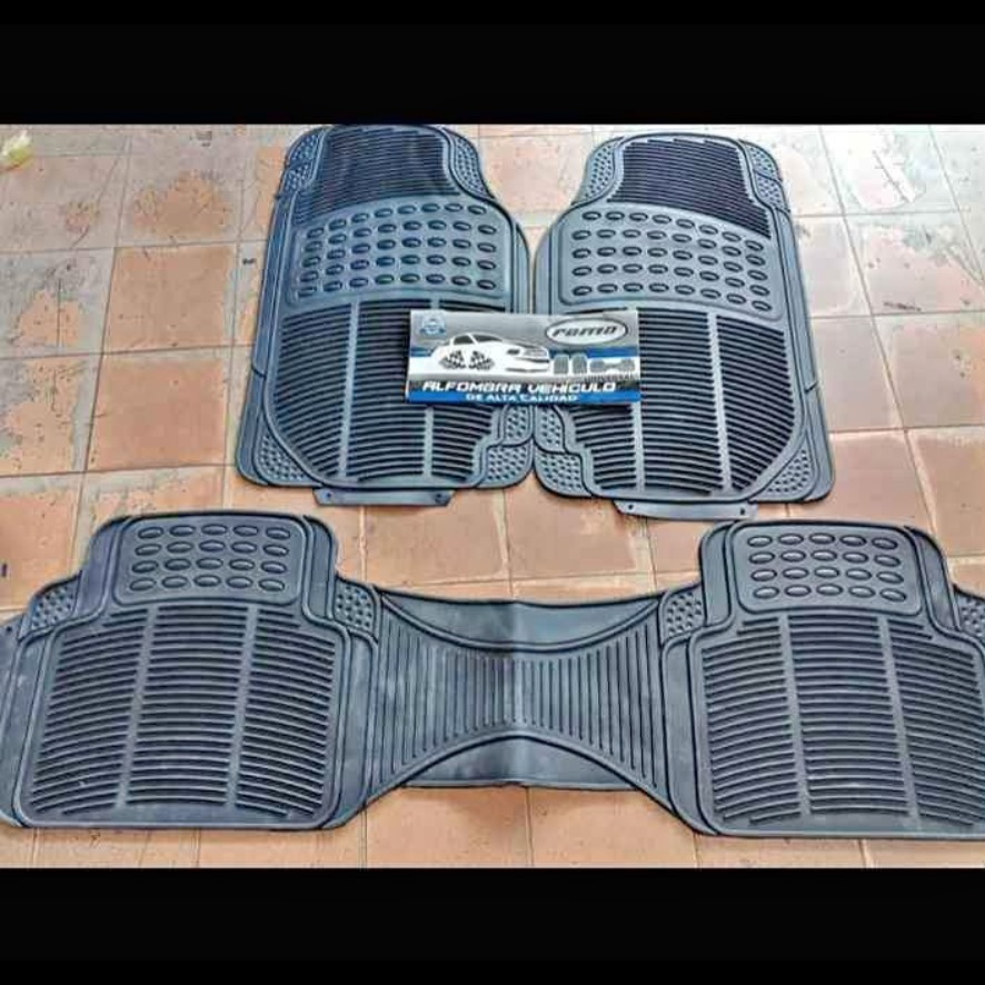 ALFOMBRA DE GOMA PARA AUTO UNIVERSAL 3 PIEZAS - Imagen 6