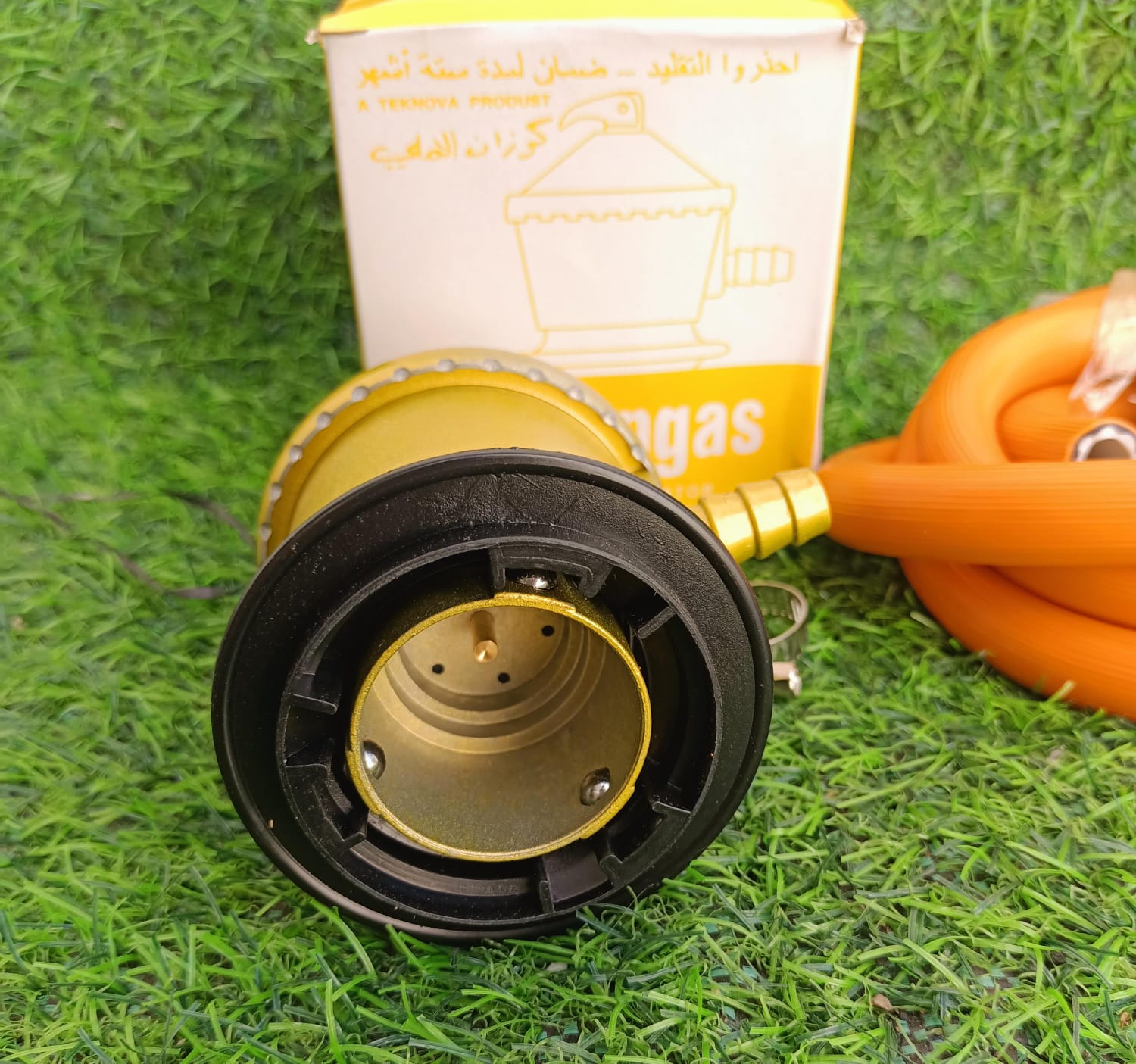 KIT VALVULA REGULADOR + 1.10CM DE MANGUERA + 2 ABRAZADERAS - Imagen 2