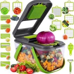 RALLADOR REBANADOR DE VERDURAS MULTIFUNCIONAL