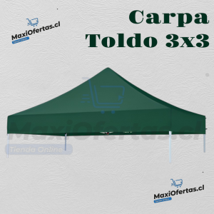LONA DE TECHO 3X3 COLOR VERDE FILTRO UV