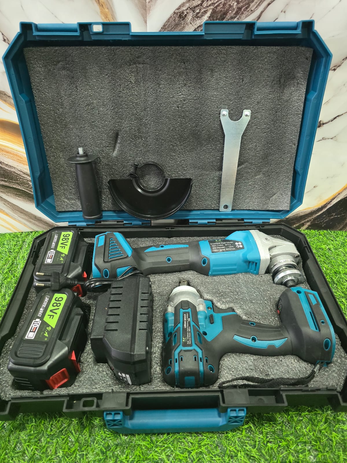 KIT DE ESMERIL GALLETERA + PISTOLA DE IMPACTO 98V - Imagen 6