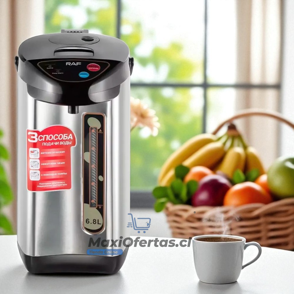 TERMO HERVIDOR ELECTRICO 6.8 LITROS