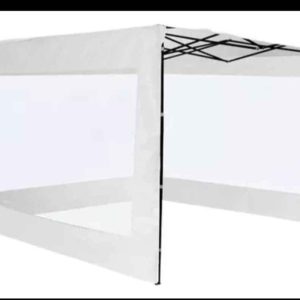 LONA LATERAL TRANSPARENTE CON BLANCO 3X3