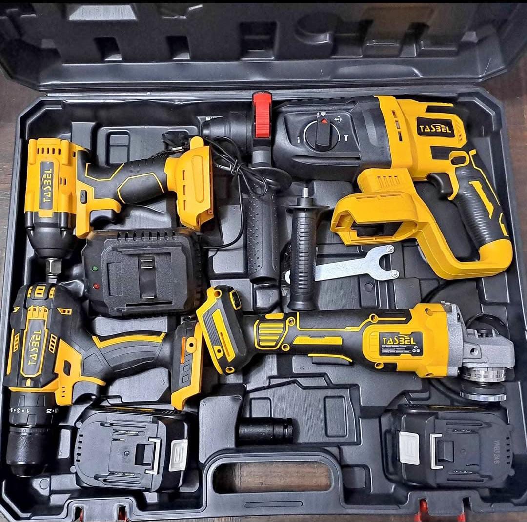 KIT DE 4 HERRAMIENTAS INALAMBRICA TASBEL 98V - Imagen 3