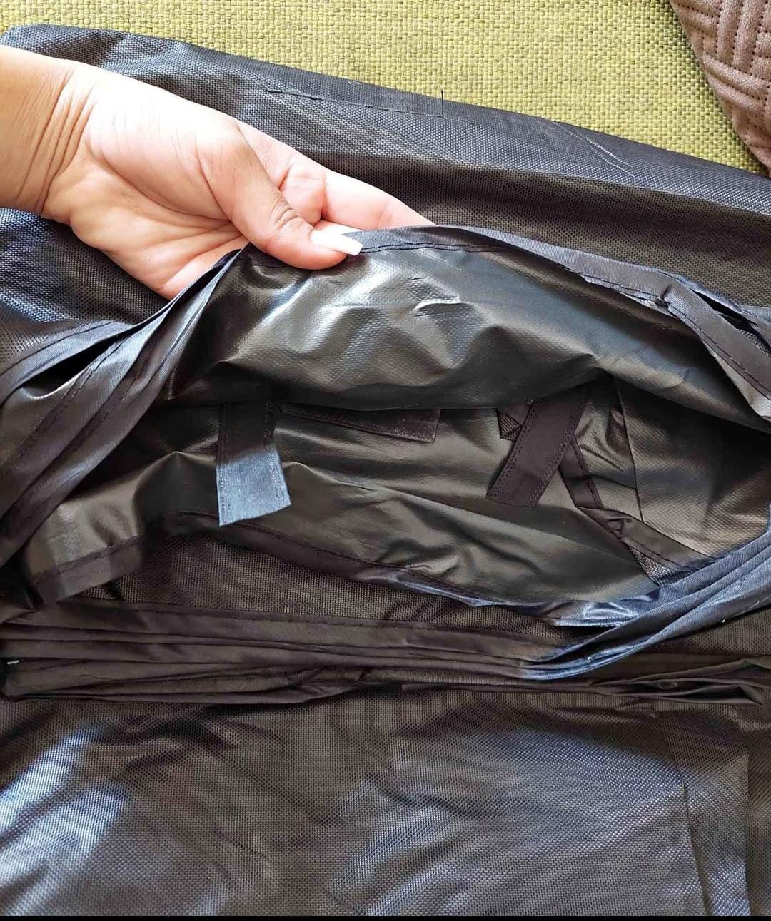 LONA PARA TECHO TOLDO 3X3 NEGRO - Imagen 2