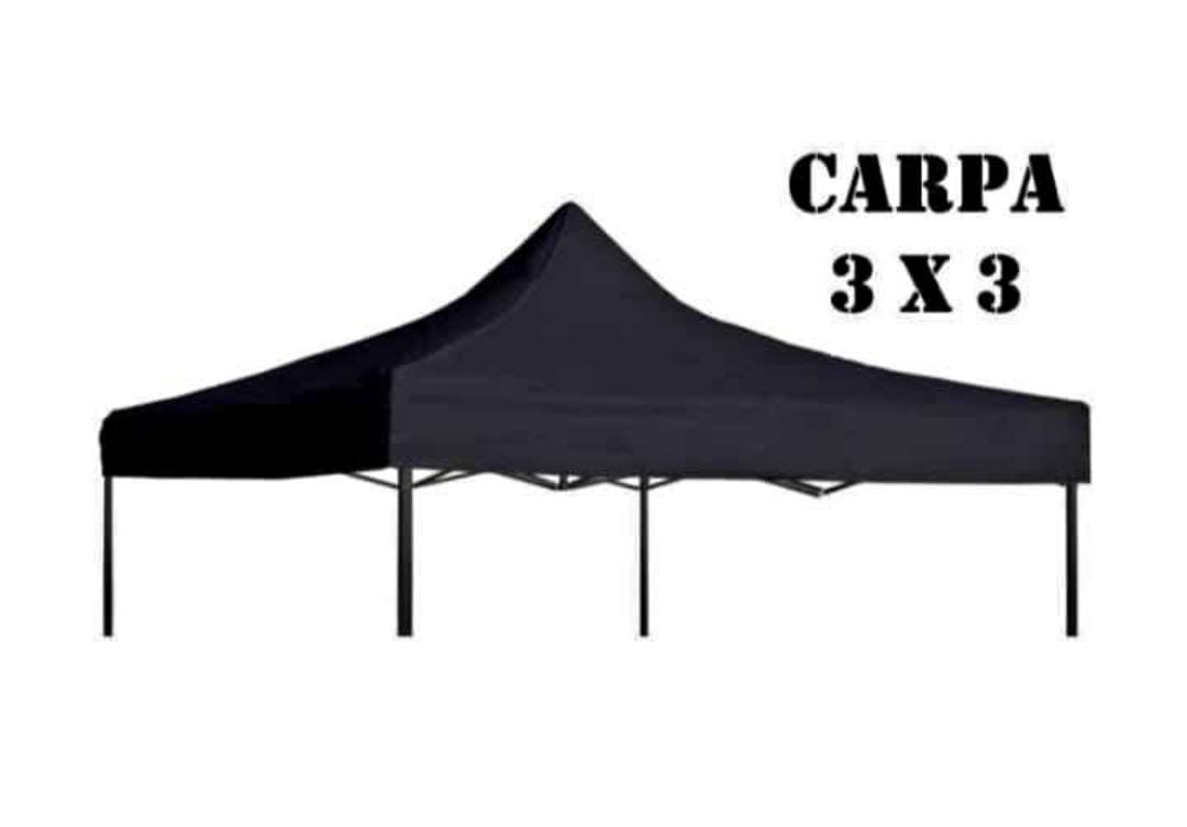 LONA PARA TECHO TOLDO 3X3 NEGRO
