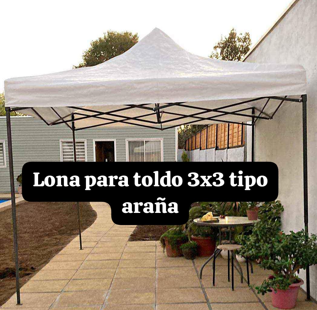 LONA DE TOLDO CON FILTRO UV SOLO COLOR AZUL - Imagen 3