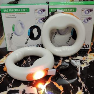 CORREA PARA PERROS CON LINTERNA