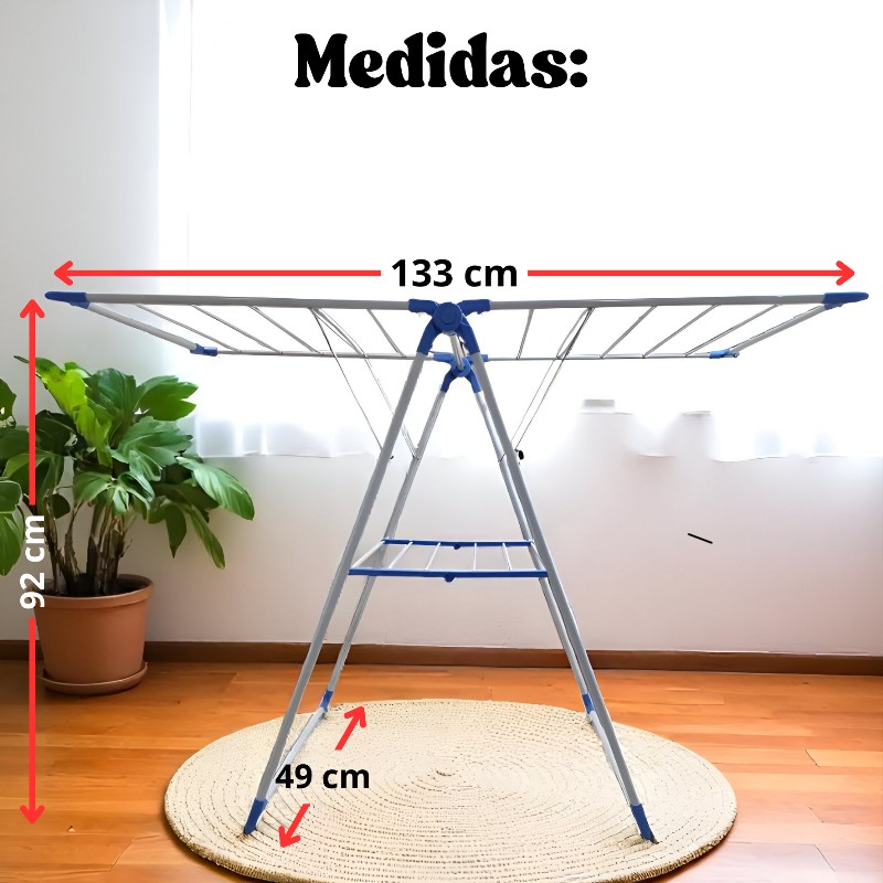 TENDEDERO PLEGABLE HORIZONTAL - Imagen 4