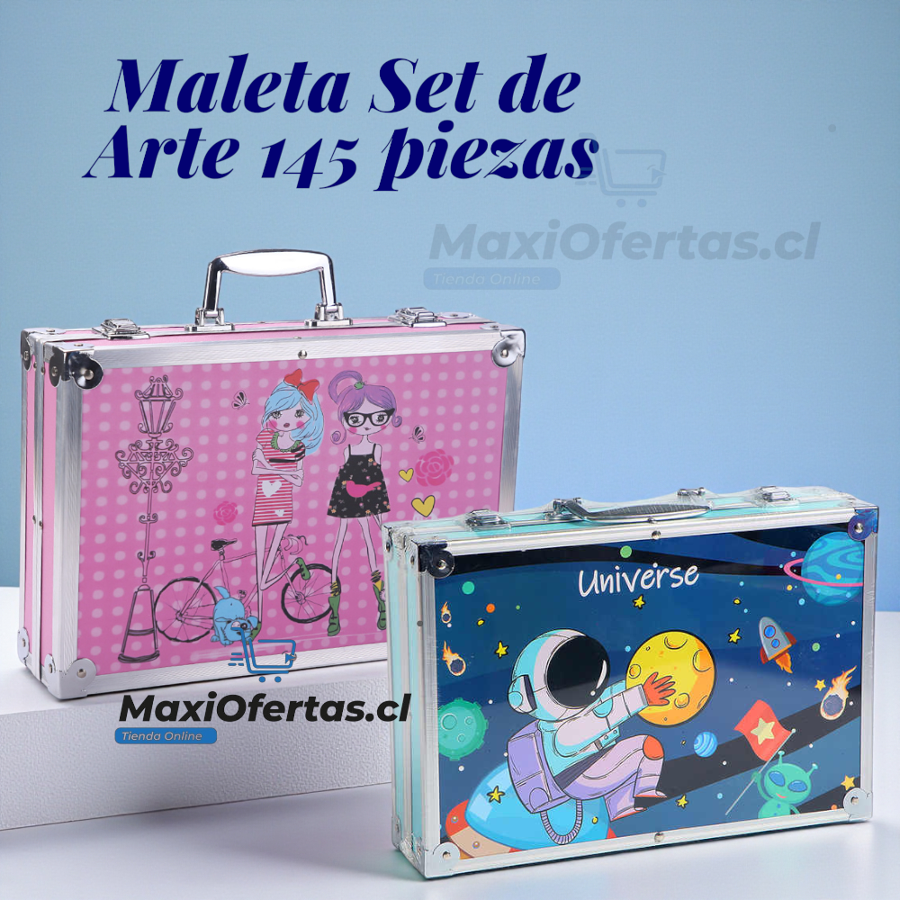 MALETA SET DE ARTE 145 PIEZAS
