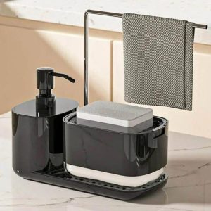 DISPENSADOR DE JABON 2 EN 1