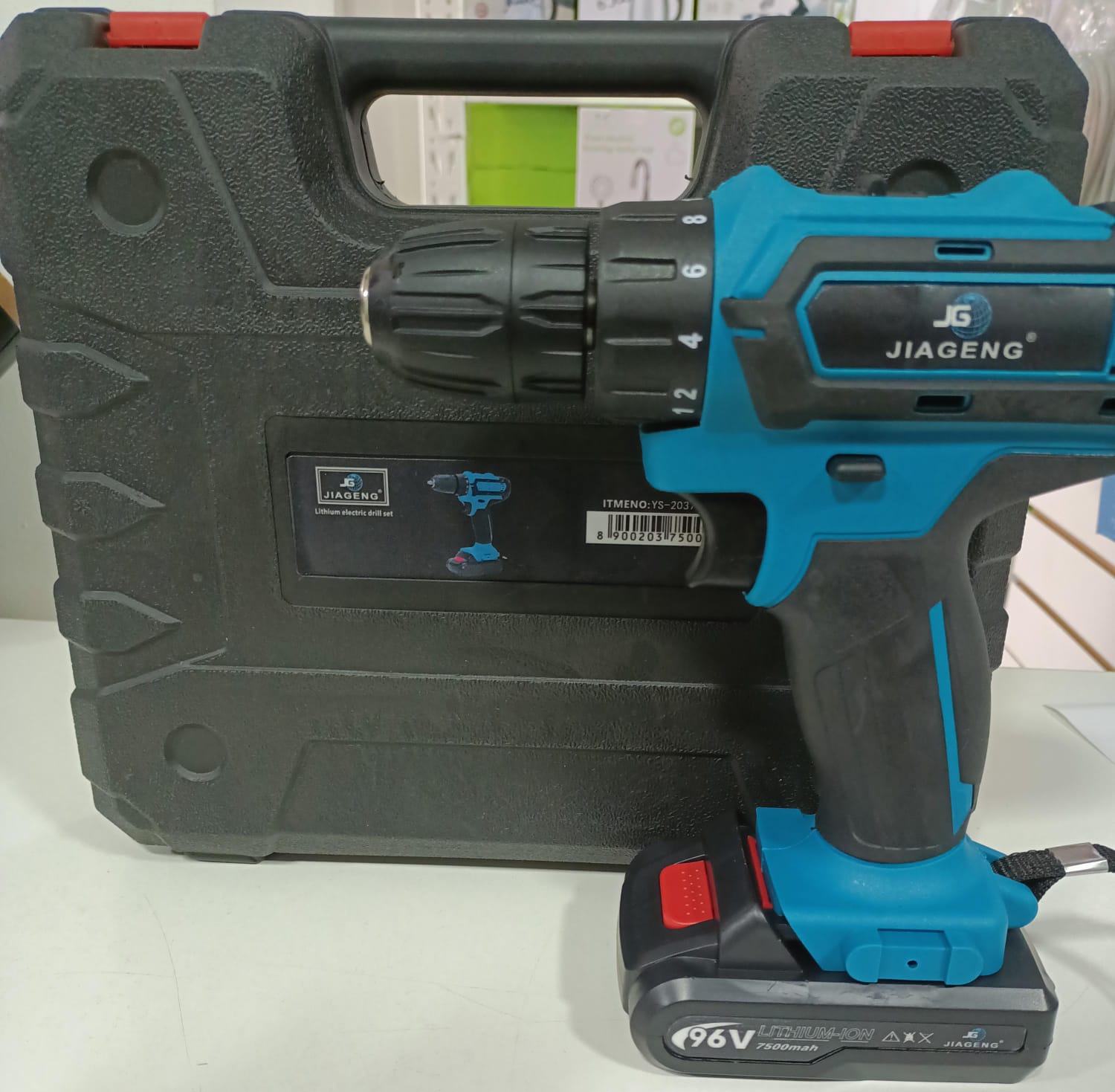 TALADRO INALAMBRICO AZUL 96V