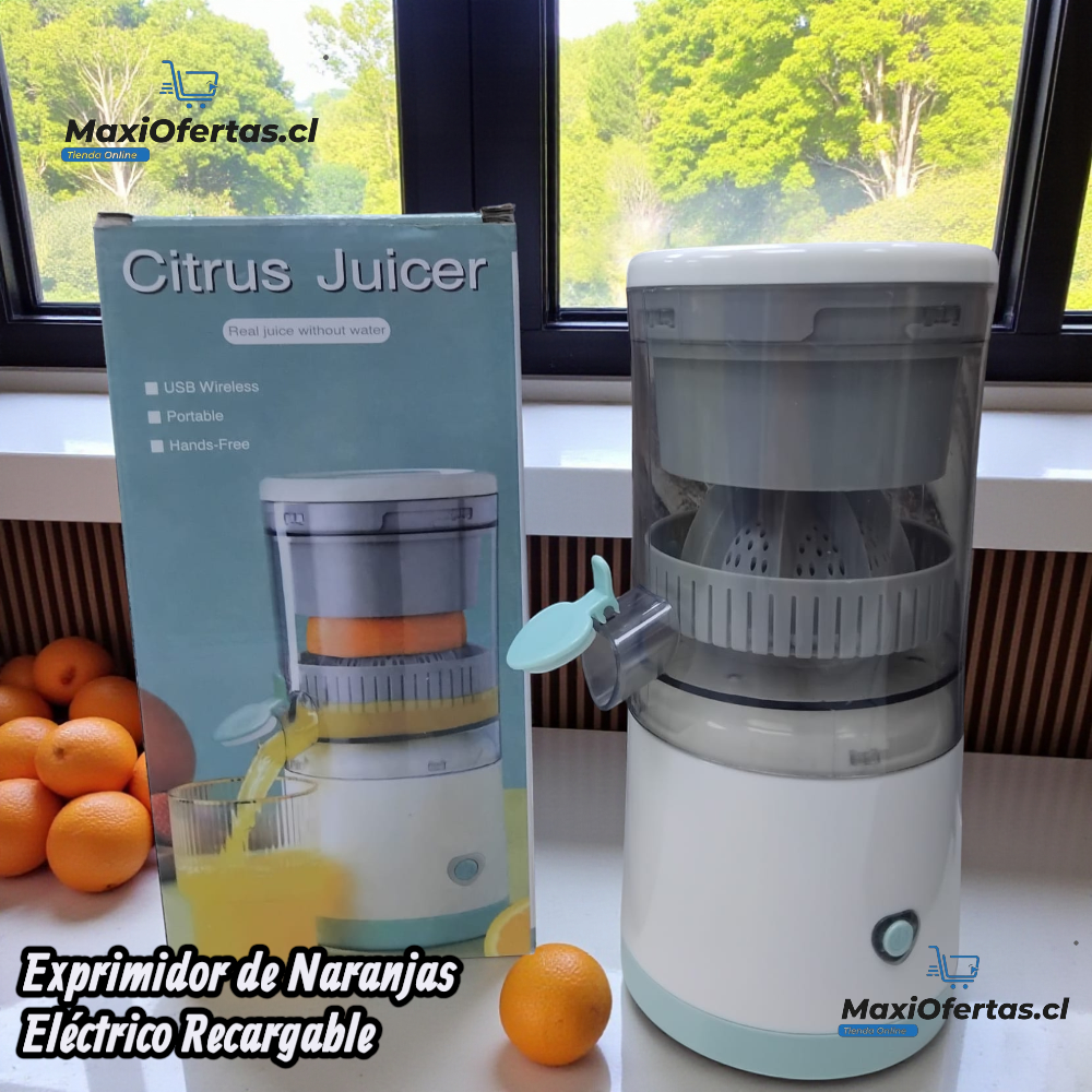 EXPRIMIDOR DE NARANJA RECARGABLE