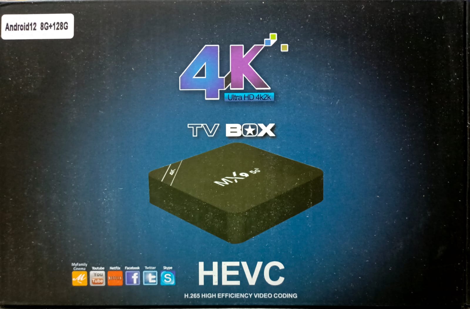 TV BOX 4K CAJA AZUL - Imagen 4
