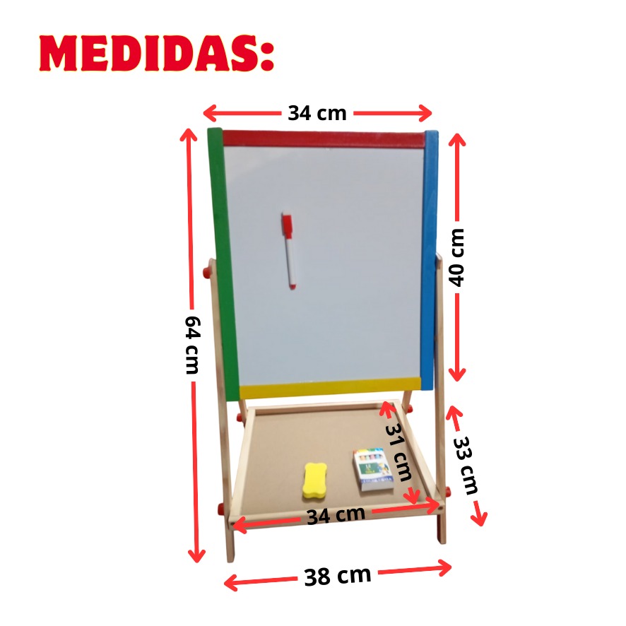 PIZARRA 2 EN 1 PARA NIÑOS - Imagen 5