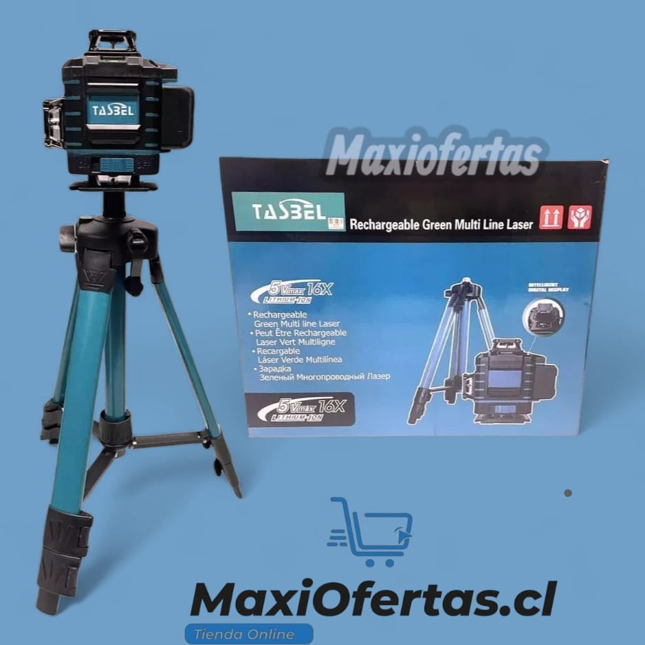 NIVEL LASER 16 LINEAS CON TRIPODE TASBEL - Imagen 5