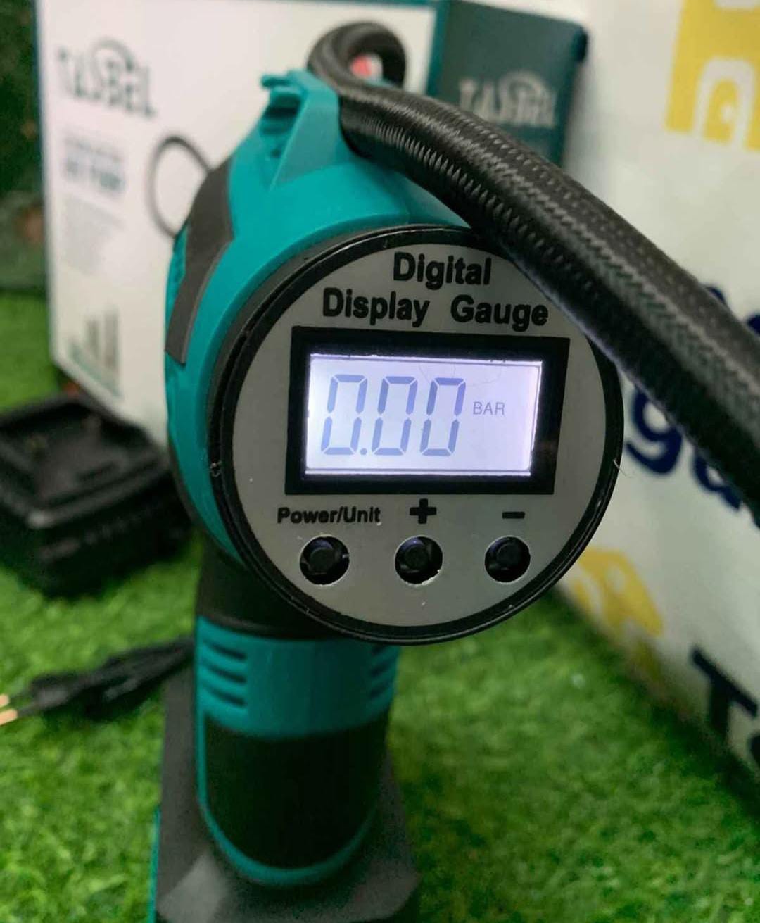 COMPRESOR DE AIRE INALAMBRICO PORTATIL TASBEL - Imagen 2