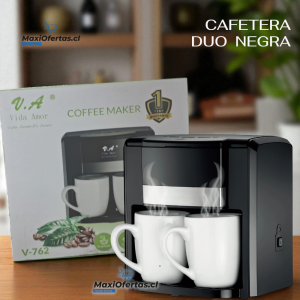CAFETERA ELECTRICA DUO NEGRA