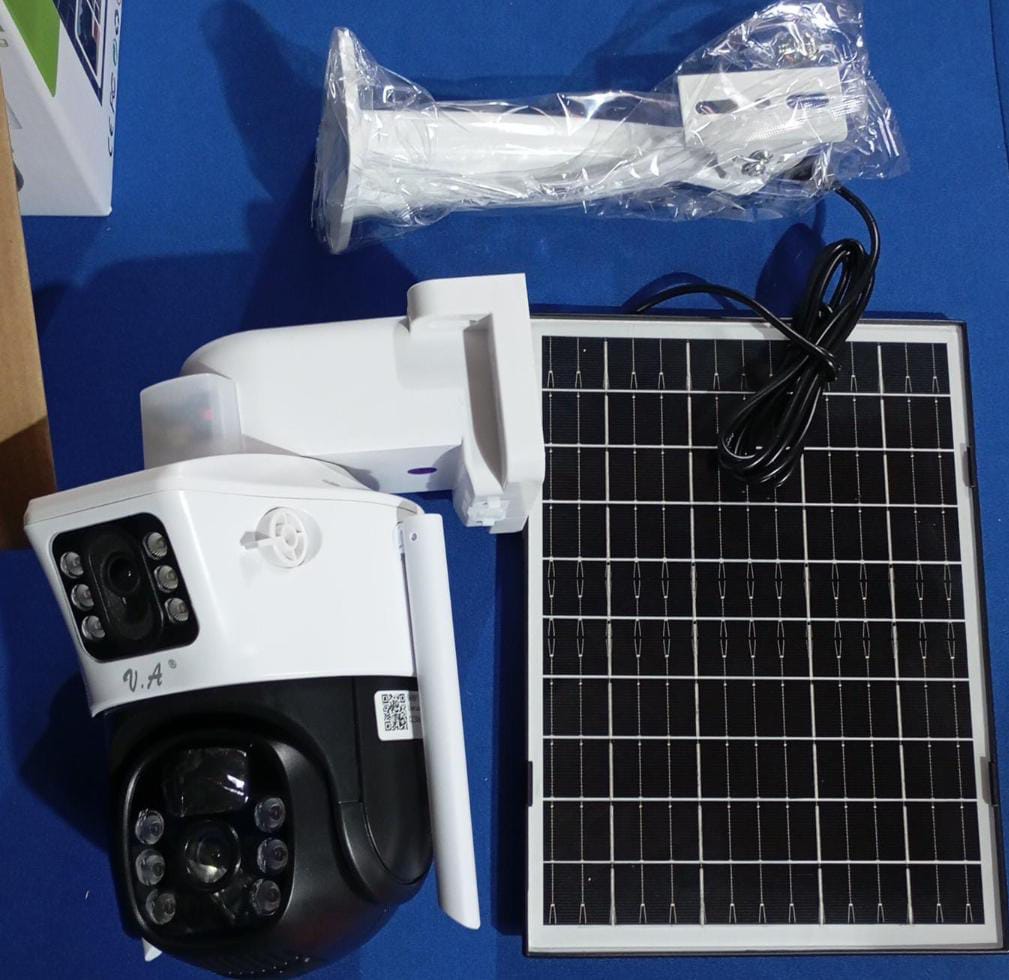 CAMARA DOBLE LENTE CON PANEL SOLAR ( V380PRO) - Imagen 3