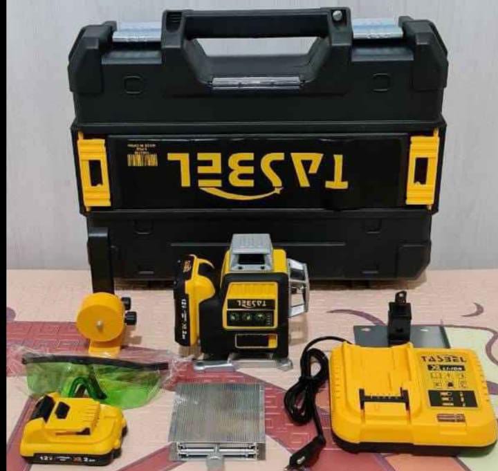 NIVEL LASER 16 LINEAS TASBEL AMARILLO