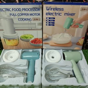 MINI BATIDORA DE MANO 2 EN 1